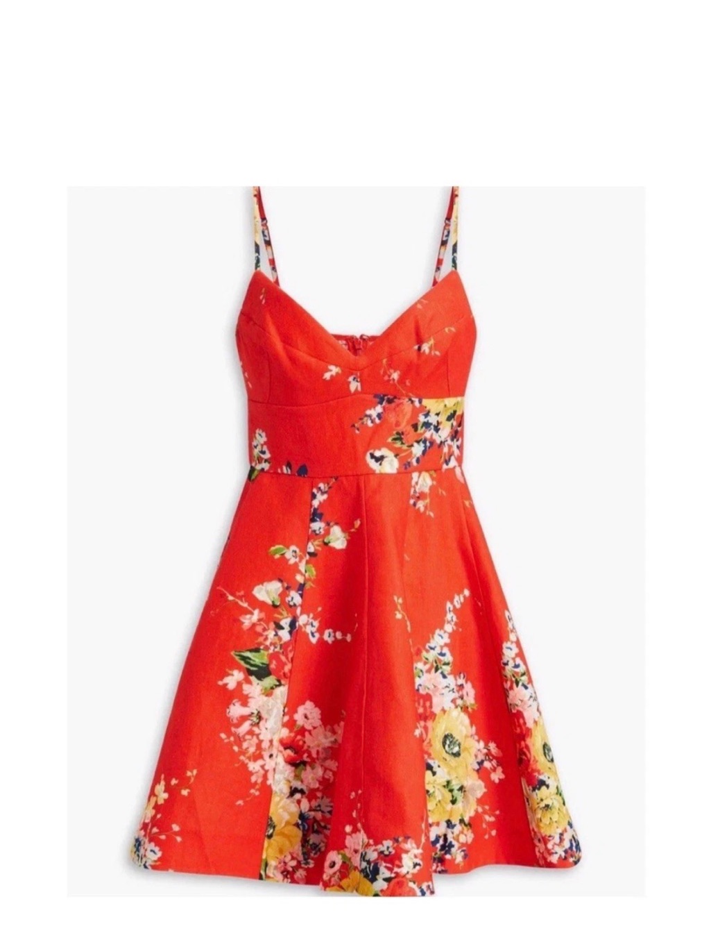Zimmermann Floral-Print Linen Mini Dress